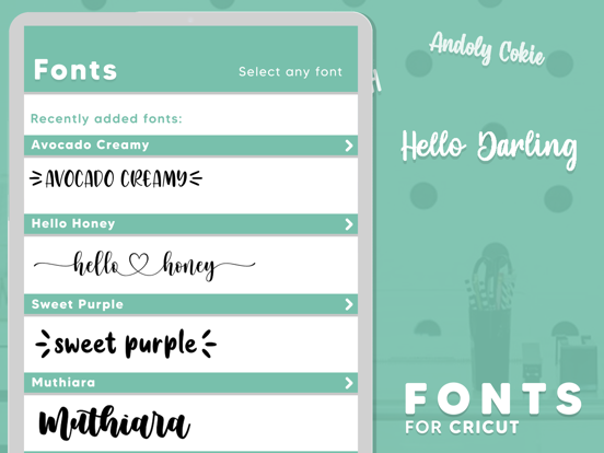 fonts for cricut