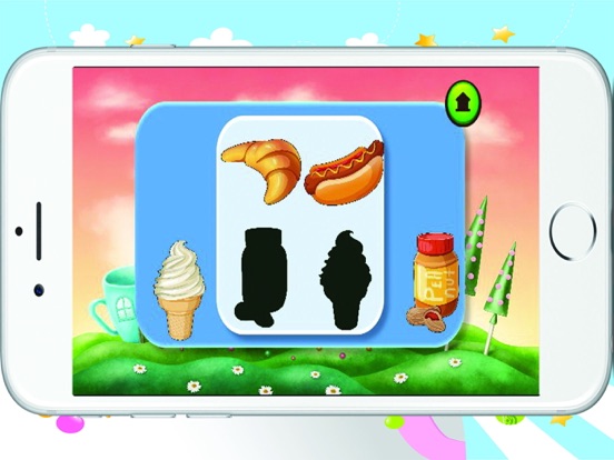 food shadow puzzle game for kids - 好玩的益智