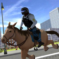 骑马警察3d(mounted police horse 3d)