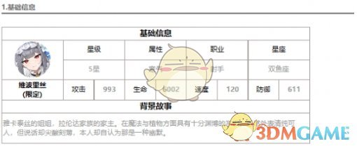 《第七史诗》水大葱介绍一览